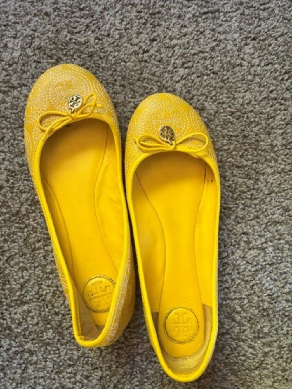 Yello Tory Burch Flats